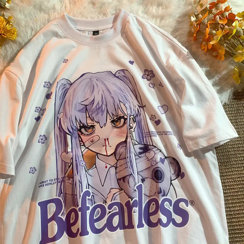 Anime Girl Printed Unisex T-Shirt - New 2023 Collection - # GIAA23510014