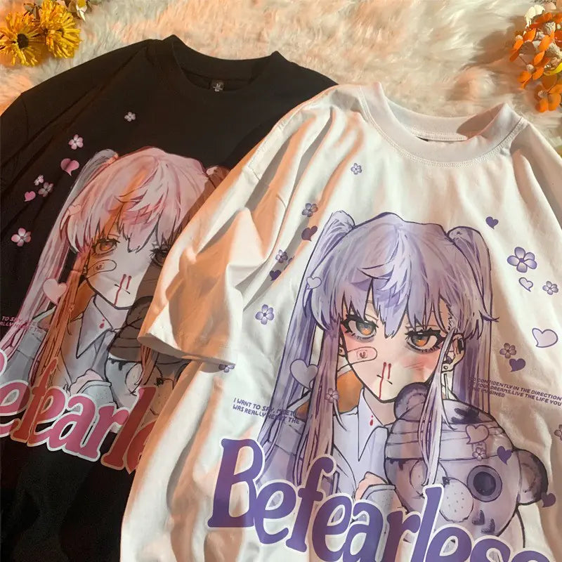 Anime Girl Printed Unisex T-Shirt