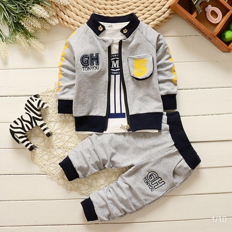 Boys' Spring 3-Piece Outfit | For Ages 0-3 Years