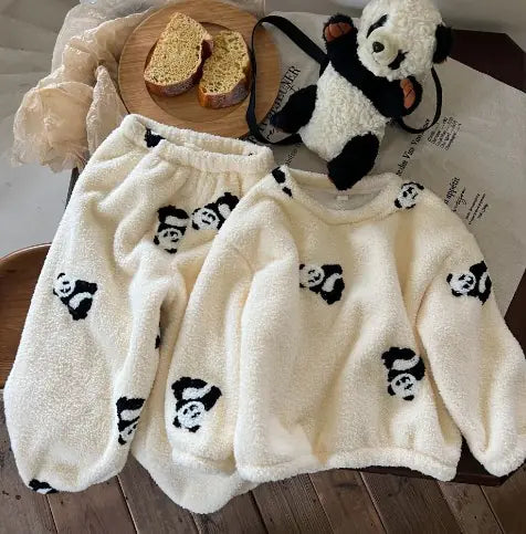 Winter Girls Flannel Pajama Set